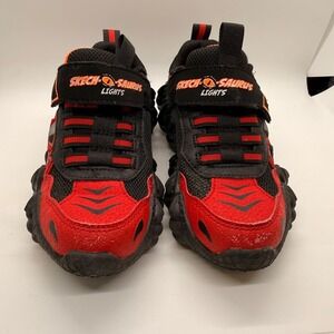 Skechers Kids Thermo-Flash 2.0 Light-Up Sneakers Black Red Size 10.5K